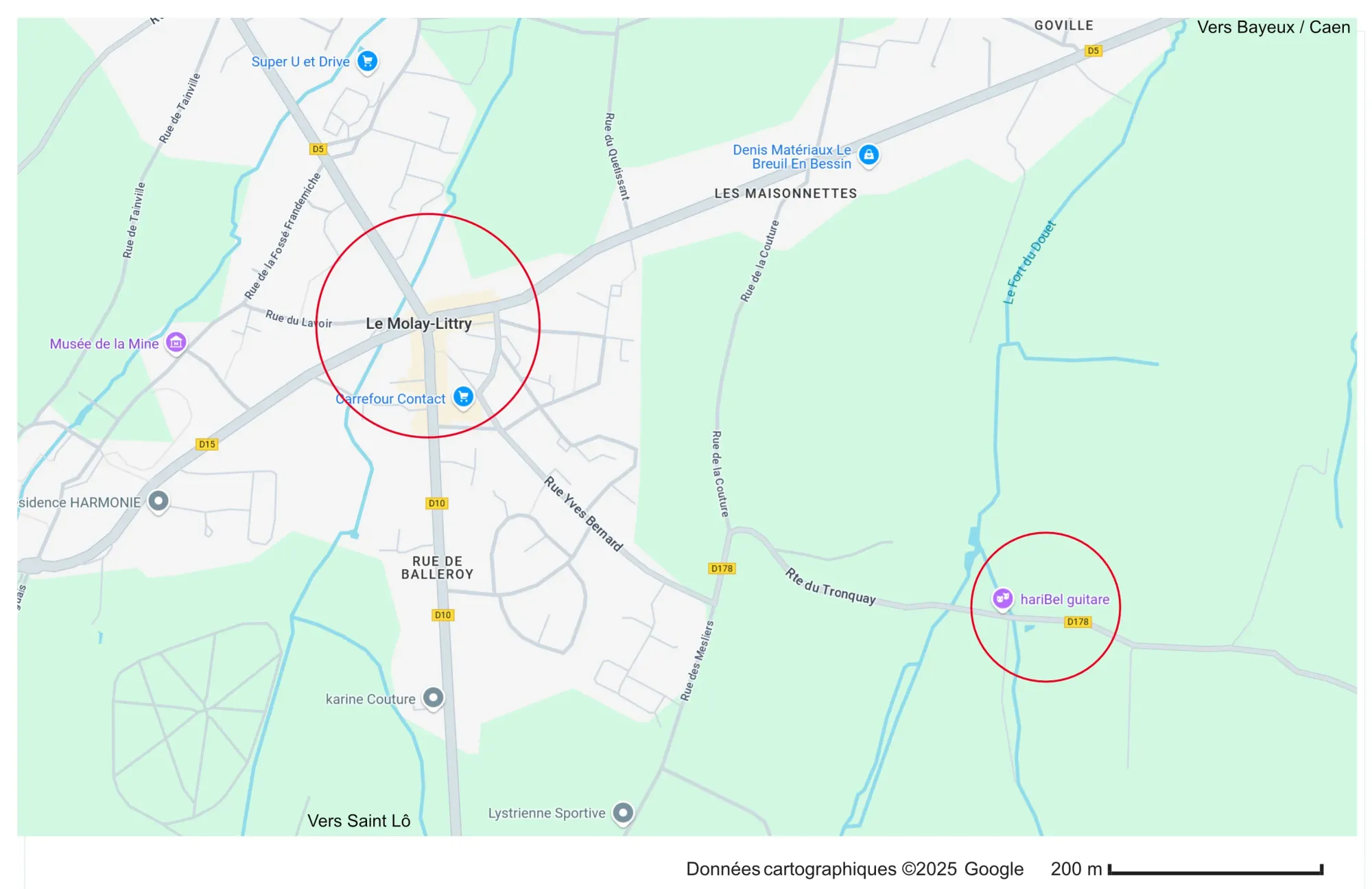 Carte emplacement